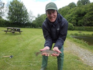 Purist fly fisher George