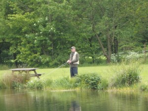 John 'A' deep in concentration